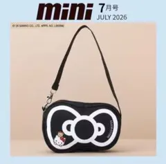 mini 7月号未開封付録 ミニHello Kitty リボン型ミニバックのサムネイル