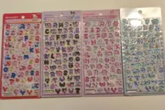 ボンボンドロップシール　サンリオ文字 4種類