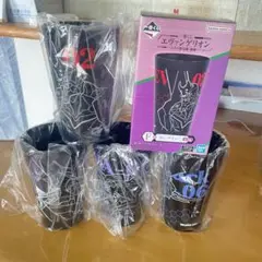 一番くじ　エヴァンゲリオン　〜エヴァ初号機、咆哮！〜　Ｆ賞タンブラー4個セット