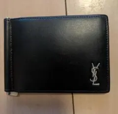 極美品】サンローランパリ マネークリップ YSLロゴ タイニーカサンドラ
