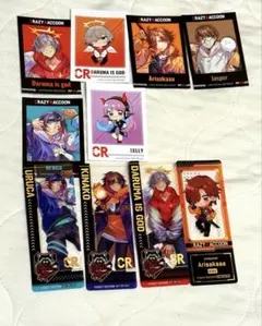 CR x GIGO 特典 チェキ風カード 6枚 箱推しクリアしおり4枚