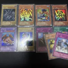 遊戯王二期まとめ売り 歴戦個体 三幻神のラー ブラックマジシャン
