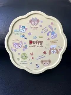 空き缶　ダッフィー＆フレンズ クッキー缶　香港ディズニー