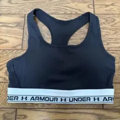 Under Armour リブ　ワードマーク　ブラ　ミディアムサポート