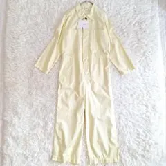 AT1869【新品】スピックアンドスパン コットンツイルガーメントダイ F 黄色