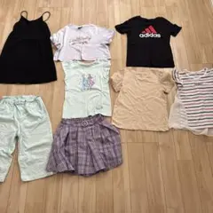 女の子　夏服まとめ売り8点　サイズ130