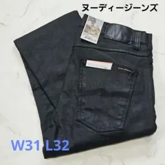 【新品】ヌーディージーンズ　LEAN DEAN W31 L32 ブラックのサムネイル