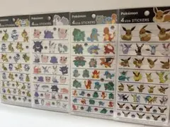【新品未開封】ポケモン シール　4size STICKERS 4セット　正規品