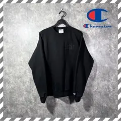 Champion チャンピオン スウェット クルーネック 無地 刺繍ロゴ 目あり