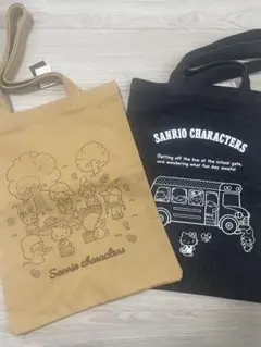 新品未使用　Sanrioキャラクタートートバッグ　2点セット