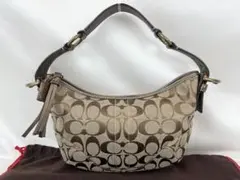 COACH ワンショルダー シグネチャー キャンバス パイソンショルダー