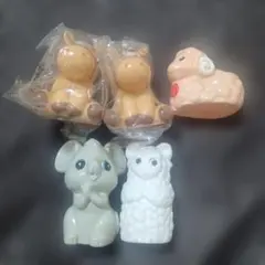 JA　ソフビ 貯金箱 5体セット