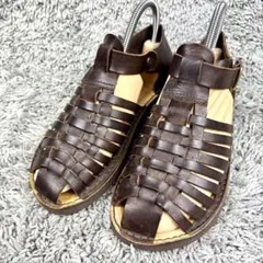 DOLCE&GABBANA レザーサンダル 7.5 グラディエーターサンダル - メルカリ