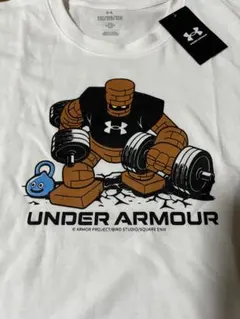 レアサイズ2XL アンダーアーマー　ドラゴンクエスト　コラボTシャツ　ホワイト