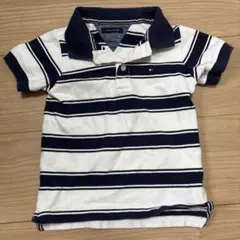 TOMMY HILFIGER ポロシャツ ホワイト ボーダー