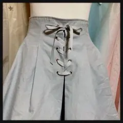 ꒰Secret Honey꒱レースアップ リボン フリルミニスカート 夢可愛い