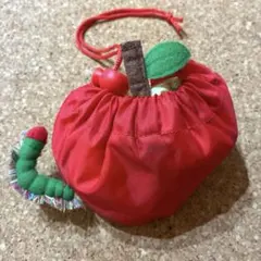 エコバッグ　はらぺこあおむし　りんご型