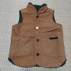 @F.O.KIDS ブラウンベスト 中古　110 ボア