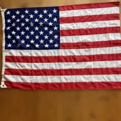 アメリカ国旗 ハトメ付き　123✖️86