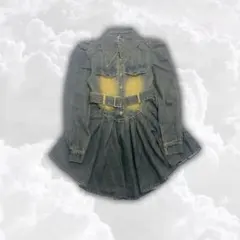 デニムシャツワンピース