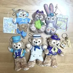 ダッフィー まとめ ぬいぐるみバッジ ぬいぐるみストラップ