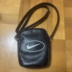 Supreme Nike Leather Shoulder Bag Black