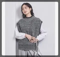 UNITED ARROWS フォックス カシミヤ ハイネックベスト