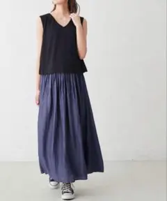 ANGELIEBE 授乳口付ノースリーブワンピース S/Mのサムネイル