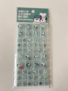 新品　スヌーピー　ブロックタイルシール