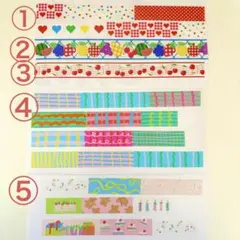 廃盤／完売】BON VOYAGE カフェ ボンボヤージュ マスキングテープ ①