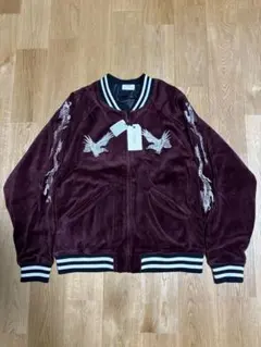 美品/希少✨VAN JACKET スカジャン　別珍　ベロア　ネイビー　刺繍　LL 楽天市場】Hoshihime スカジャン 花竜 刺繍 別珍 ジップアップ