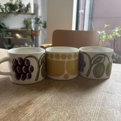 Arabia Sunnuntai paratisiマグカップ 3個セット