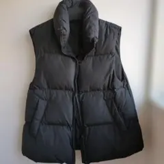 GU ヒートパテッドオーバーサイズダウンベスト