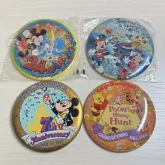 ディズニー 周年 缶バッジ