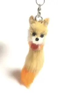【新品・未使用】キャッツアイキツネストラップ　お土産