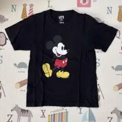 UNIQLO ミッキーマウス Tシャツ XS 黒