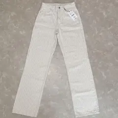 ZARA ワイドレッグ ストライプ 34のサムネイル
