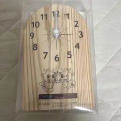 埼玉県産スギ使用 オリジナル卓上時計 木製 組立式
