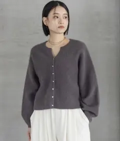 【アパートバイ／Apart by】♦︎完売品♦︎CNラクーンコンカーディガン