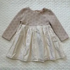 【美品✨】TOCCA 長袖　ワンピース　ピンク　90cm