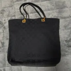 GUCCI GG キャンバストートバッグ ブラックのサムネイル