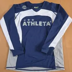 ATHLETA メッシュ長袖シャツ ネイビー