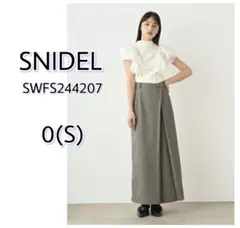 SNIDEL タックバリエスカート SWFS244207 2024秋冬 新作