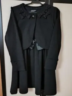 C'est Gent 黒 フォーマルジャケット、ワンピースのセット