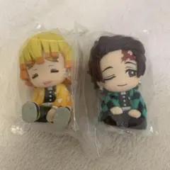 鬼滅の刃 肩ズンFig ガチャガチャ 竈門炭治郎 我妻善逸 カプセルトイ