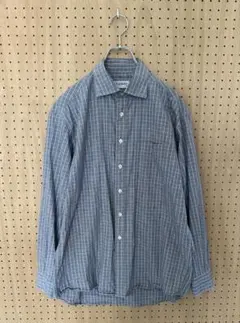 D'URBAN 長袖シャツ DURBAN チェックシャツ グレンチェックのサムネイル