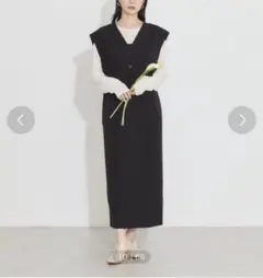 キャミドレ＋ベスト＋ブラウス トータルコーデ3点セット♡