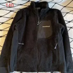 mont-bell モンベル　フリース 140 クリマエア　ジャケット　黒