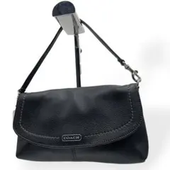 極美品　COACH コーチ　ミニハンドバッグ　ブラック　レザー　本革