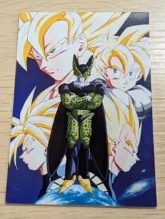 ドラゴンボール セル 孫悟空 孫悟飯 ベジータ カード（写真）